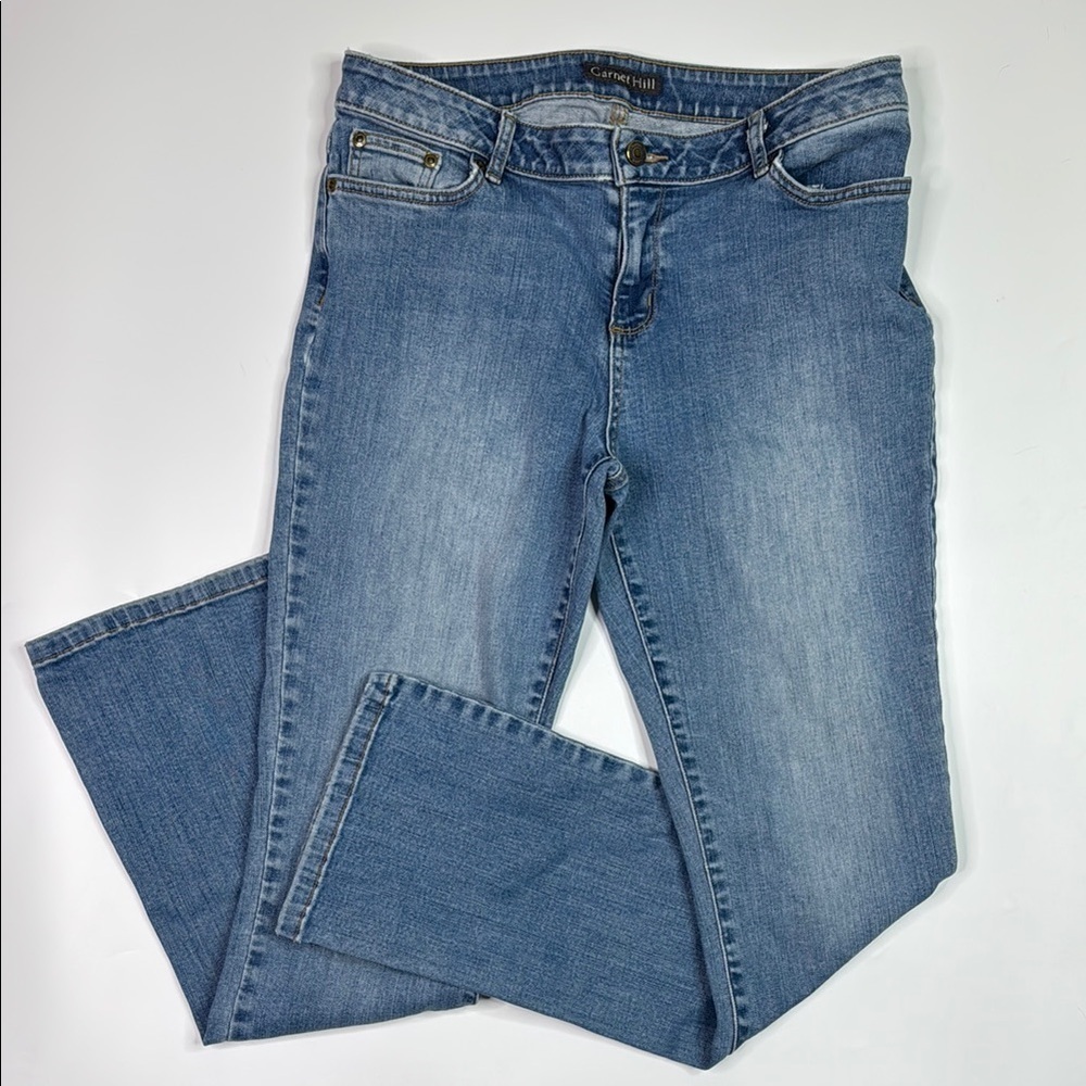 Garnett Hill Bootcut Jeans Size 30 Inseam 31